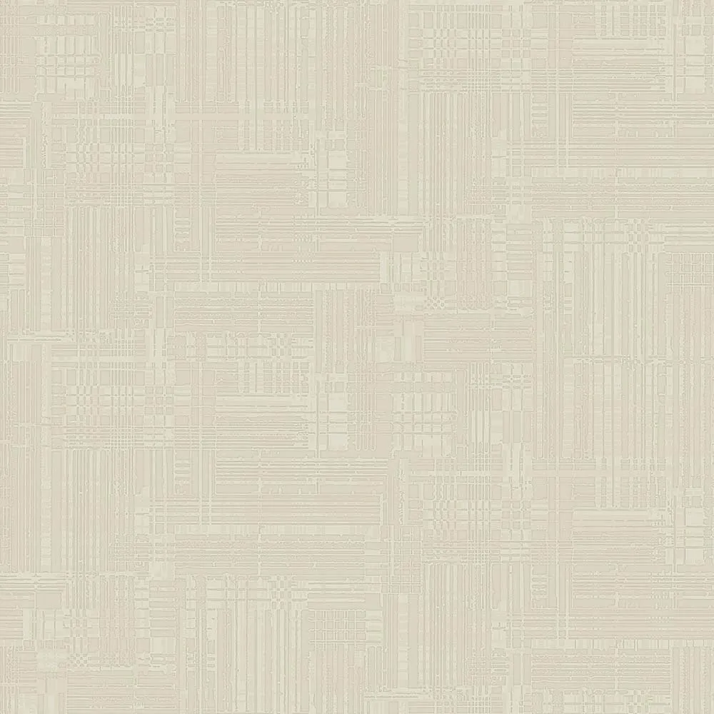 Beige Embossed Wallpaper – 3D Dimensional (3703-1)